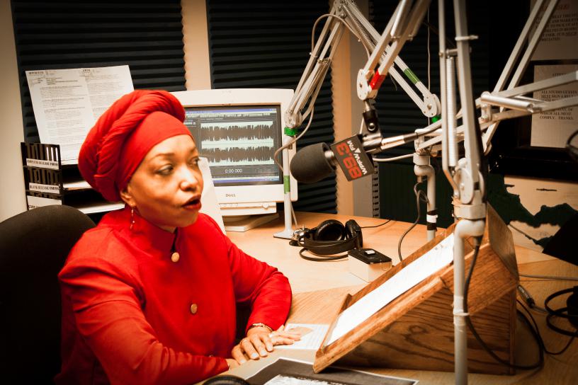 Who are some well-known female radio personalities?